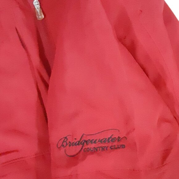 Loft 8 Golf Jacket Women Size Large Bridgewater Country Club Logo 1/4 Zip - Picture 3 of 4